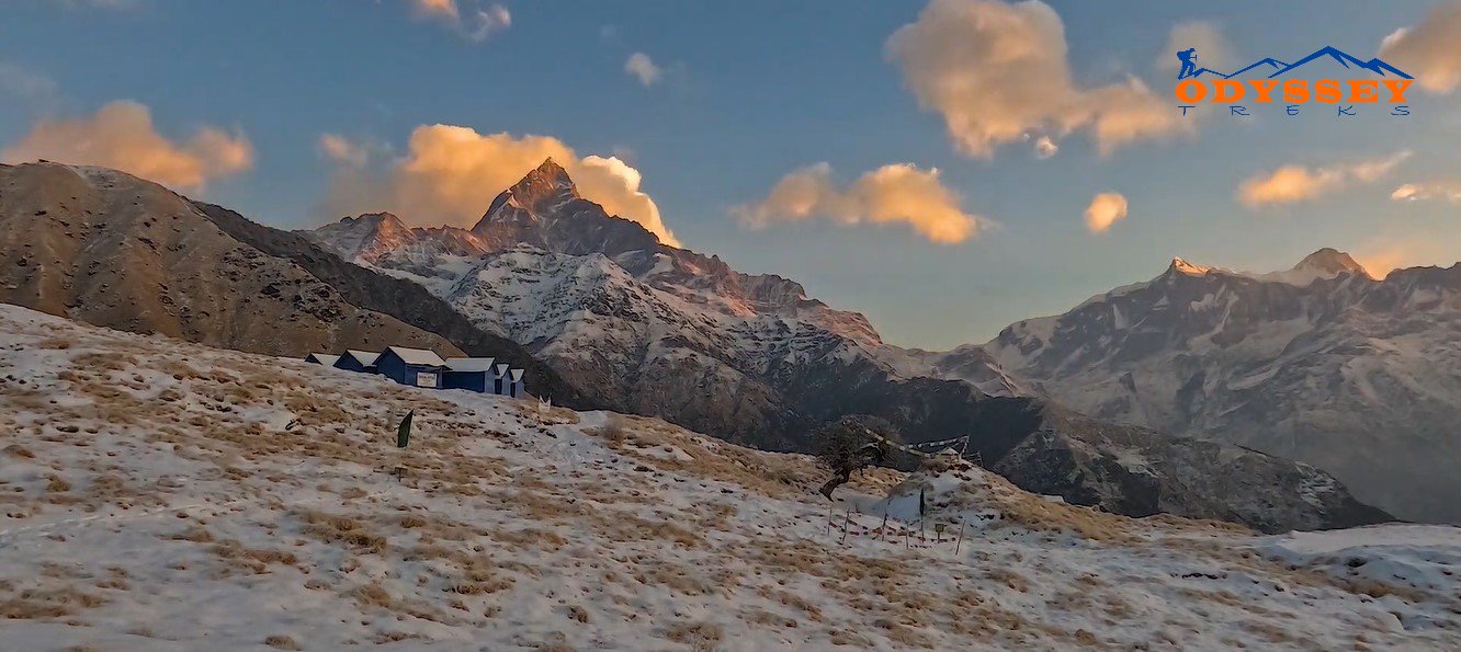 Machhapuchre peak seen during Khumai Danda Trek